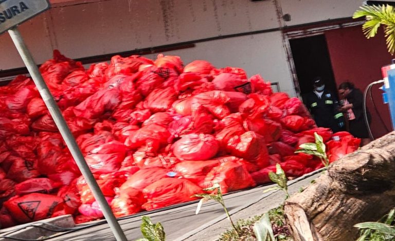 Desechos hospitalarios en San Miguel Arcangel, ponen en peligro la salud de los panameños