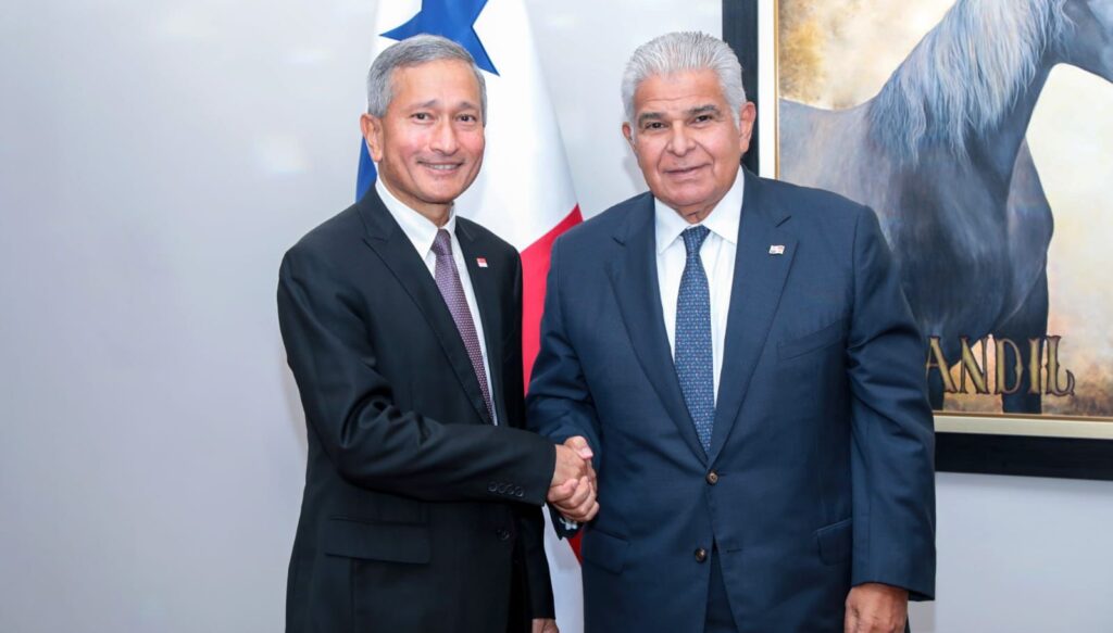 Mulino y canciller de Singapur acuerdan ampliar cooperación en tecnología y fortalecer el comercio marítimo