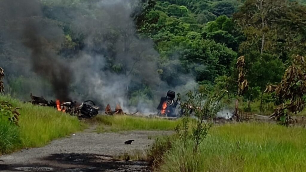 Explosión e incendio de vehículo articulado en Veraguas deja una persona fallecida